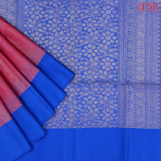 Cerise Pink Soft Silk Saree