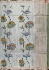 Light Grey Tissue Saree