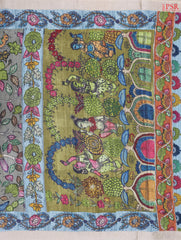 Grey Semi Tussar Saree