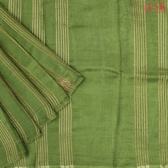 Fern Green Semi Tussar Saree