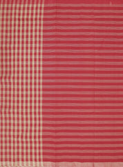 Red & Tan Mangalagiri Cotton Saree