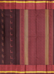 Brown Soft Silk Saree