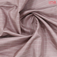 Light Dusty Mauve Kanchipuram Silk Saree