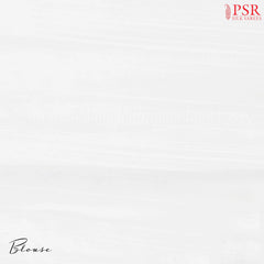 White Kosa Embroidery Saree