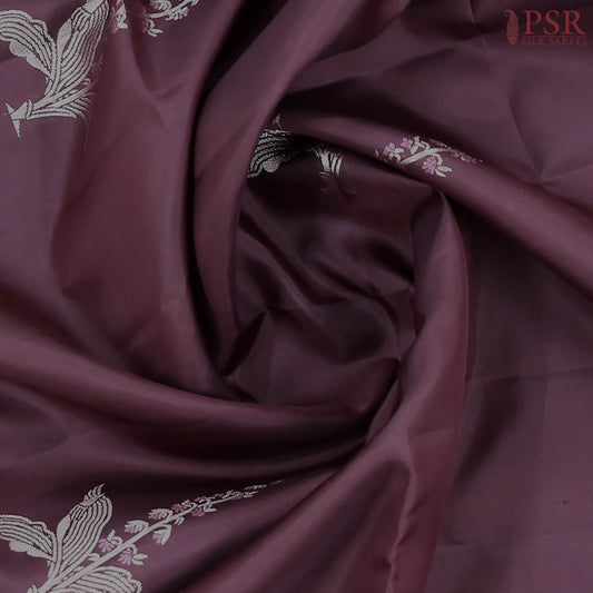 Syrup Brown Soft Silk Saree