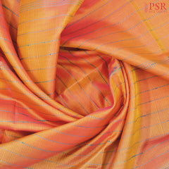 Amber Orange Soft Silk Saree