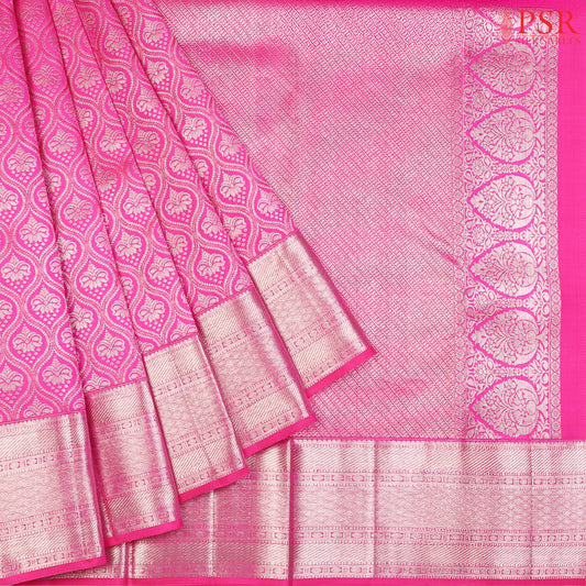 Queen Pink Kanchipuram Silk Saree