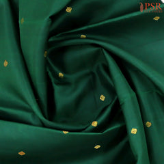 Dark Green Kanchipuram Silk Saree