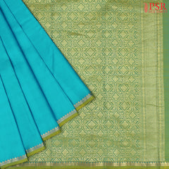 Capri Blue Arani Silk Saree