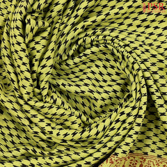 Lime Green Mul Printed Cotton Saree