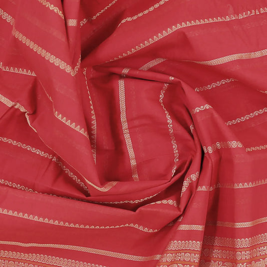 Red Kalakshetra Kovai Cotton Saree