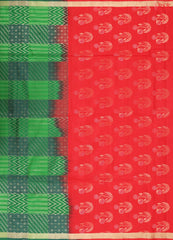 Green & Green Soft Silk Saree