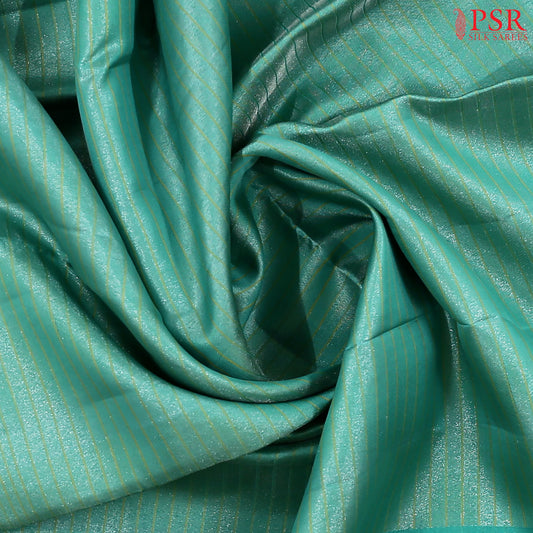 Sea Green Kanchipuram Tissue Silk Saree
