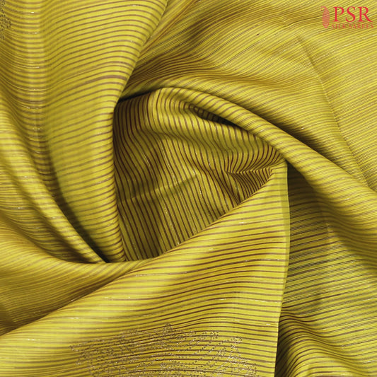 Olive Yellow Soft Silk Saree