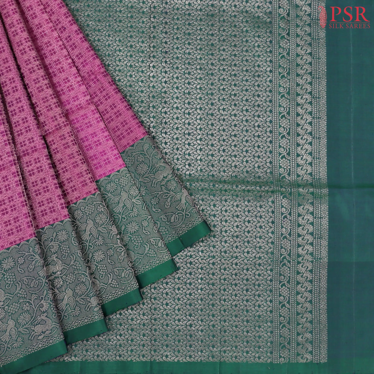 Fandango Purple Soft Silk Saree