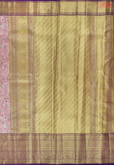 Princess Pink Kanchipuram Jacquard Tissue Silk Saree