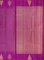 Dark Fuchsia Kanchipuram Silk Saree