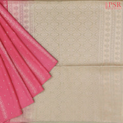 Pink Soft Art Silk Saree