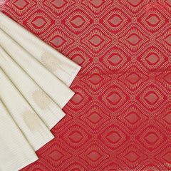 Light Cream Beige Soft Art Silk Saree