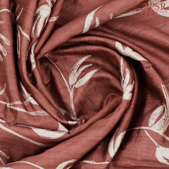 Auburn Semi Dupion Saree