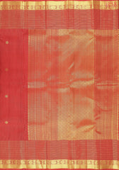 Barn Red Kanchipuram Silk Saree