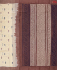 Parchement Beige Kanchi Cotton Saree