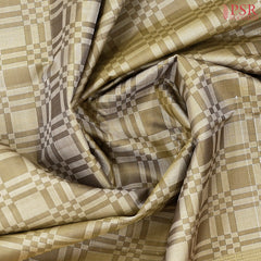 Olive Tan Kanchipuram Silk Saree