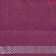 Wine Purple Semi Tussar Saree