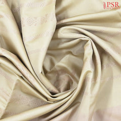 Beige Soft Art Silk Saree