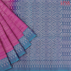 Boysenberry Purple Soft Silk Saree