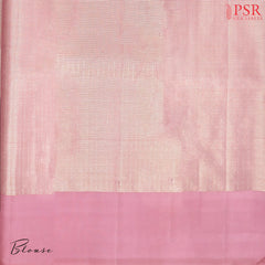 Flamingo Pink Kanchipuram Silk Saree