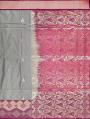 Grey Soft Art Silk Saree