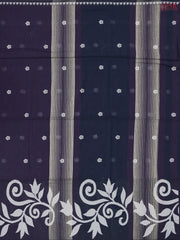Dark Violet Byloom Cotton Saree
