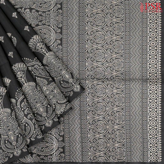 Black Soft Silk Saree