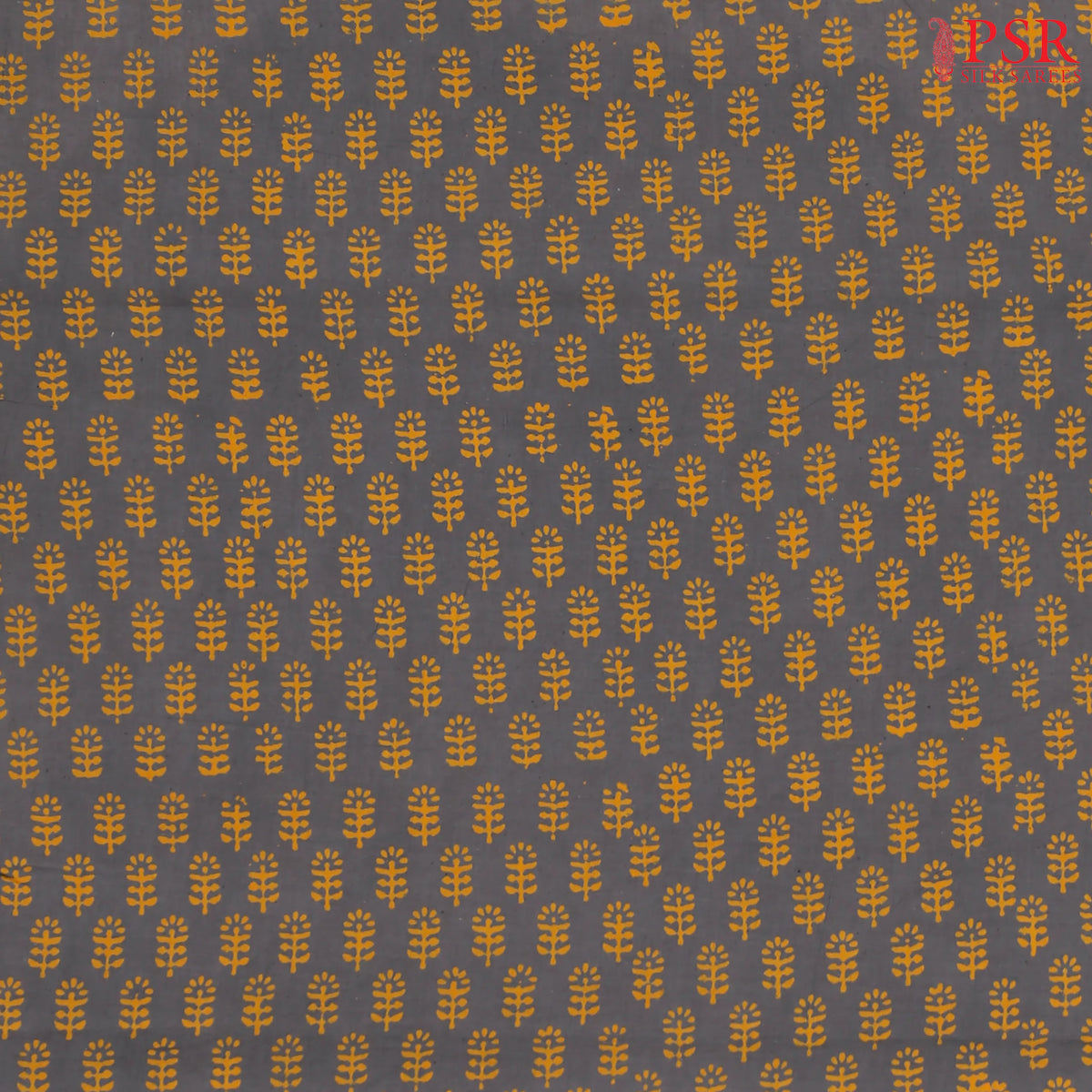 Grey Cotton Print Running Material
