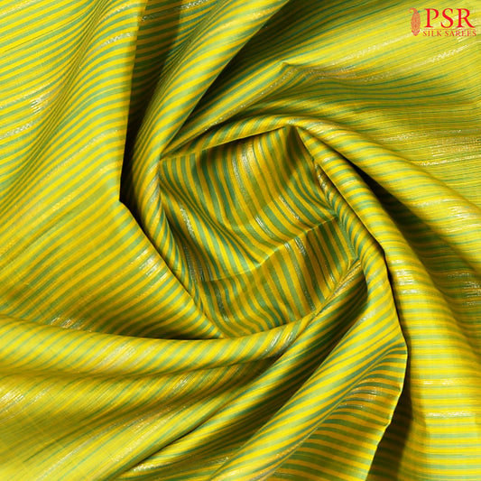Green & Yellow Soft Silk Saree