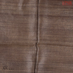 Zinc Grey Kadhi Tussar Silk Saree