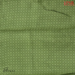 Green Chiniya Silk Saree