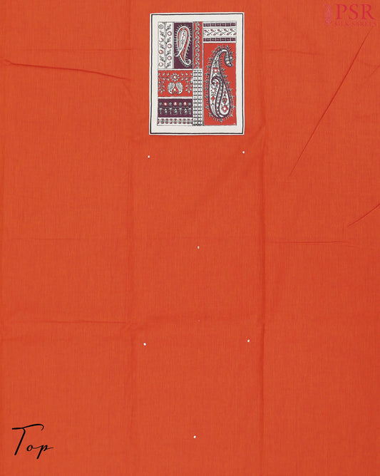 Saffron Chirala Cotton Dress Material