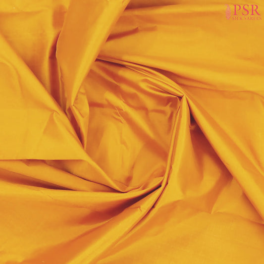 Mustard Yellow Arani Silk Saree