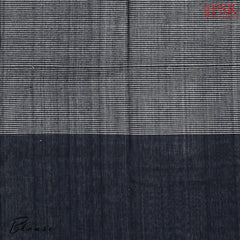 Beige & Grey Mangalagiri Cotton Saree