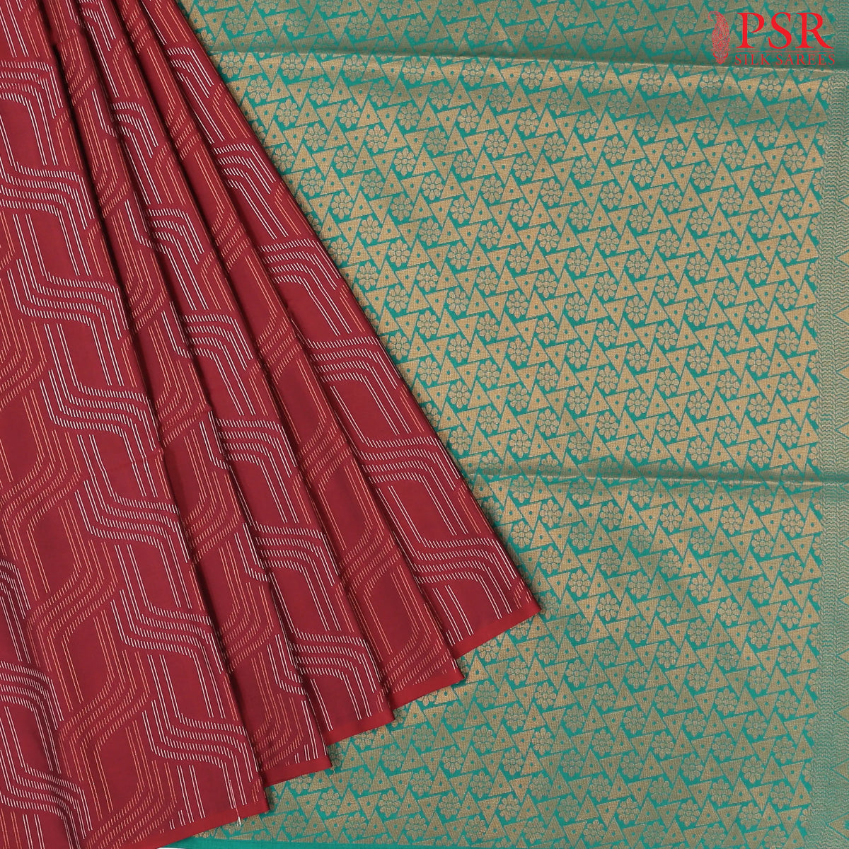 Maroon Soft Art Silk Saree