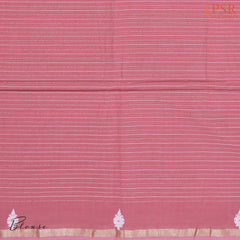 Puce Pink Byloom Cotton Saree