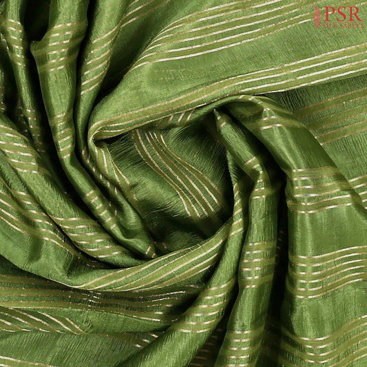 Fern Green Semi Tussar Saree