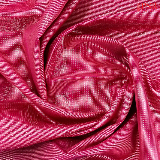 Cerise Pink Soft Silk Saree