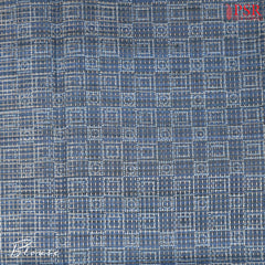 Prussian Blue Semi Tussar Saree
