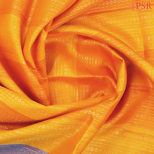 Marigold Yellow Soft Silk Saree