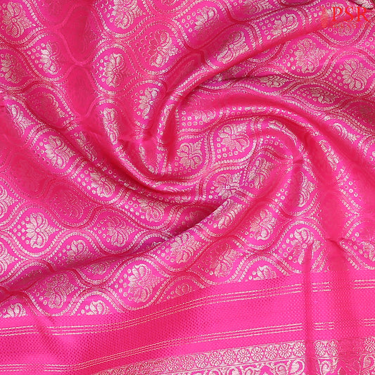 Queen Pink Kanchipuram Silk Saree