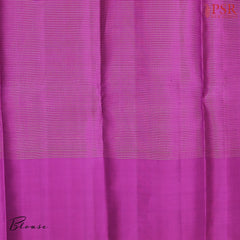 Dark Fuchsia Kanchipuram Silk Saree