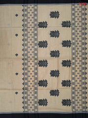 Parchment Beige Byloom Cotton Saree